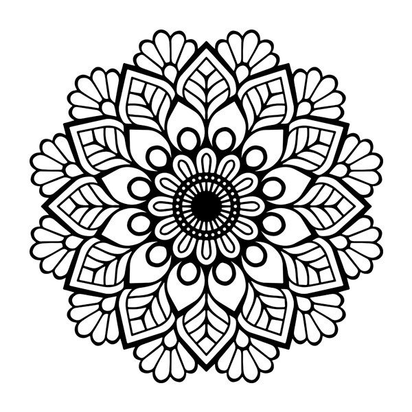 Wall Stickers: Mandala ivy
