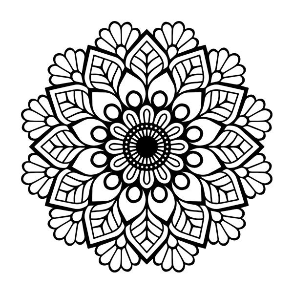 Wall Stickers: Mandala ivy