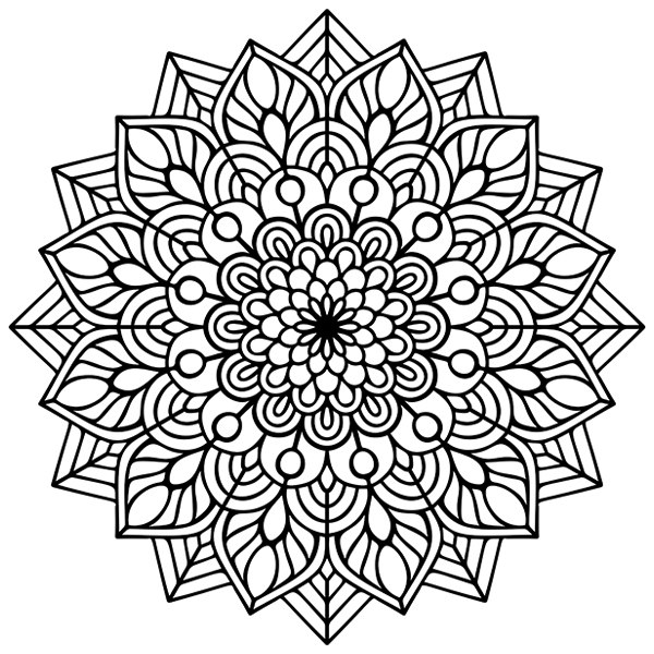 Wall Stickers: Ovated mandala
