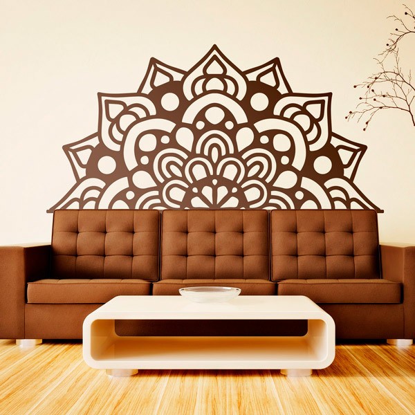 Wall Stickers: Symbolic Half Mandala