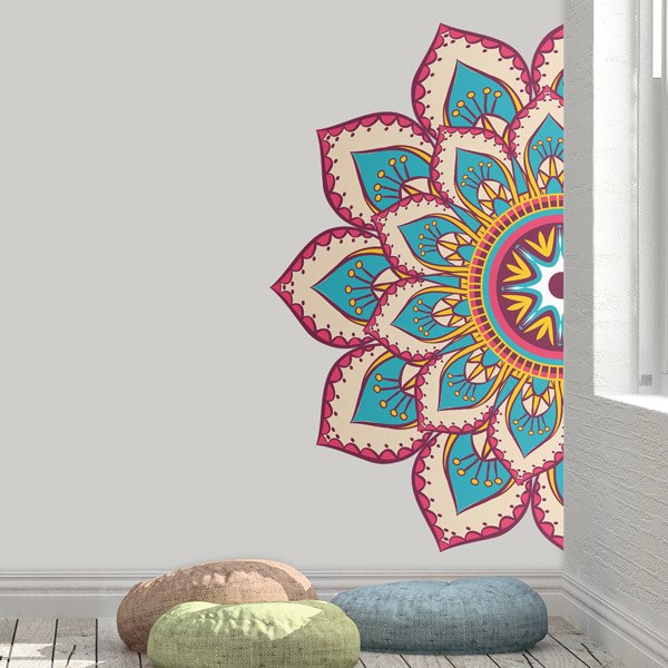 Wall Stickers: Relaxing Half Mandala