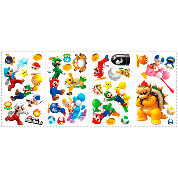 Stickers for Kids: Super Mario Bros 0