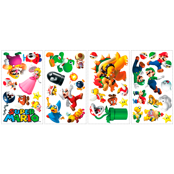 Kids wall sticker Super Mario