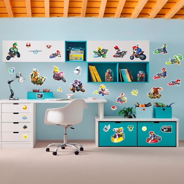 Stickers for Kids: Set Mario Kart Wii
