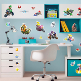 Stickers for Kids: Set 34X Mario Kart Wii 3