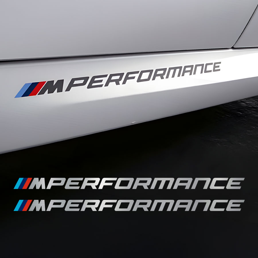 Car & Motorbike Stickers: M Performance Set of 2
