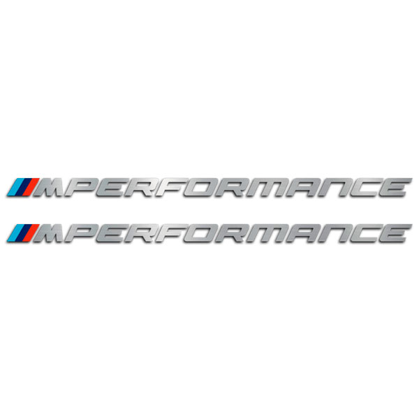 Car & Motorbike Stickers: M Performance set x2