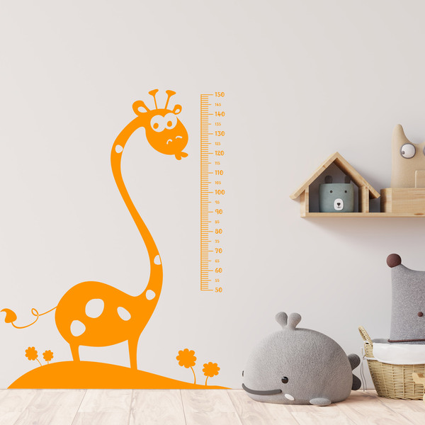 Stickers for Kids: Height Chart African giraffe 0