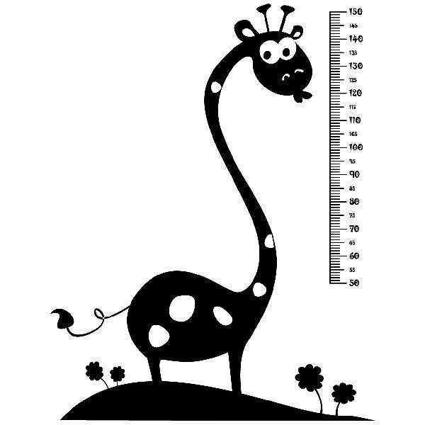 Stickers for Kids: Height Chart African giraffe