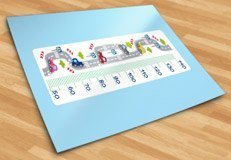 Stickers for Kids: Height Chart road and cars 5