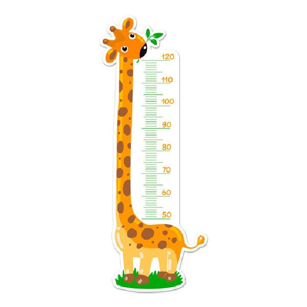 Stickers for Kids: Grow Chart nice giraffe