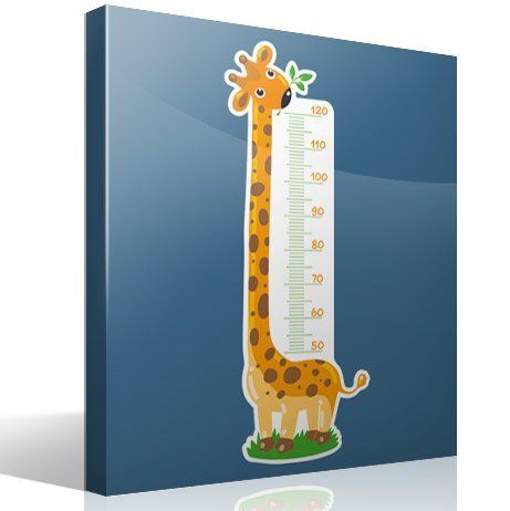 Stickers for Kids: Grow Chart nice giraffe