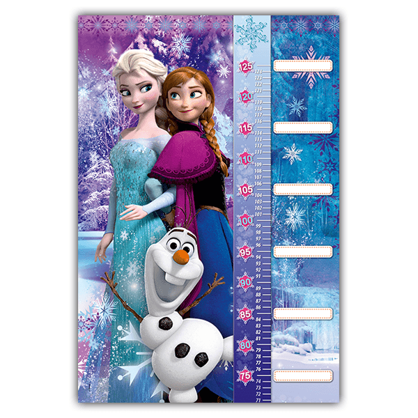 Stickers for Kids: Height Chart Frozen