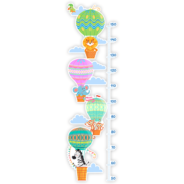 Stickers for Kids: Grow Chart Ballooning 0