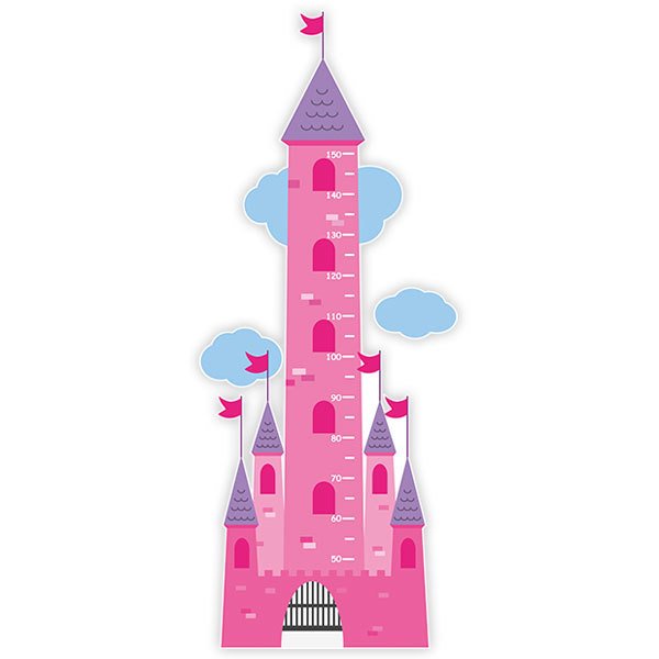 Stickers for Kids: Grow Chart Tower of the castle