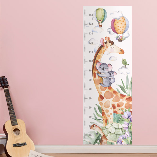 Stickers for Kids: Giraffe and koala meter