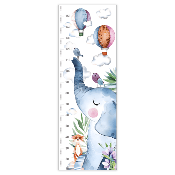 Stickers for Kids: Elephant and balloon meter