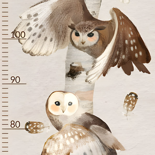 Stickers for Kids: Owl meter