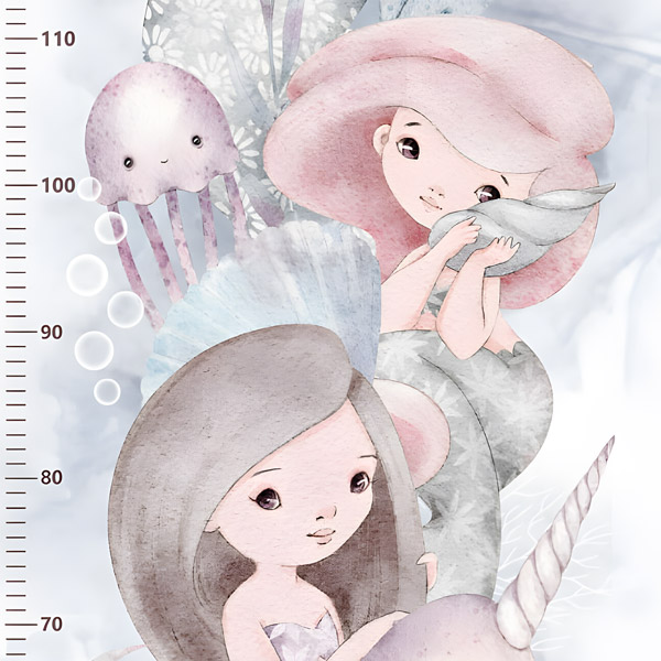 Stickers for Kids: Mermaid meter