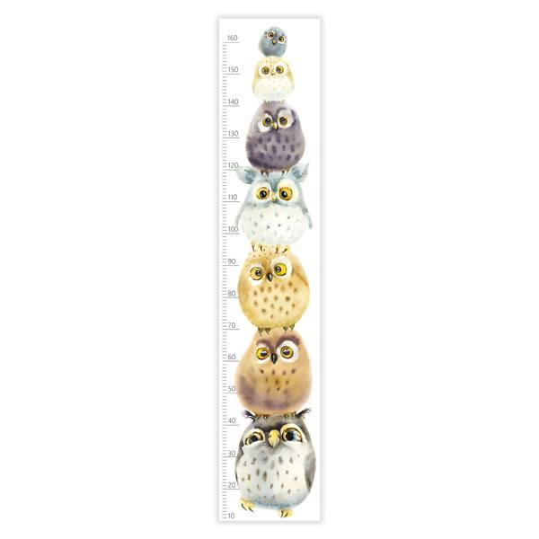 Stickers for Kids: Colourful owl meter