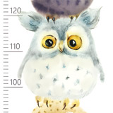 Stickers for Kids: Colourful owl meter 4