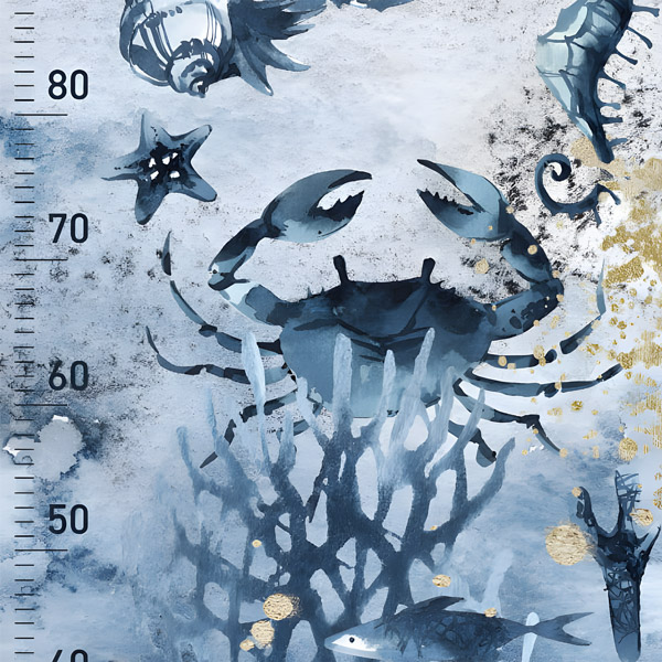 Stickers for Kids: Underwater meter