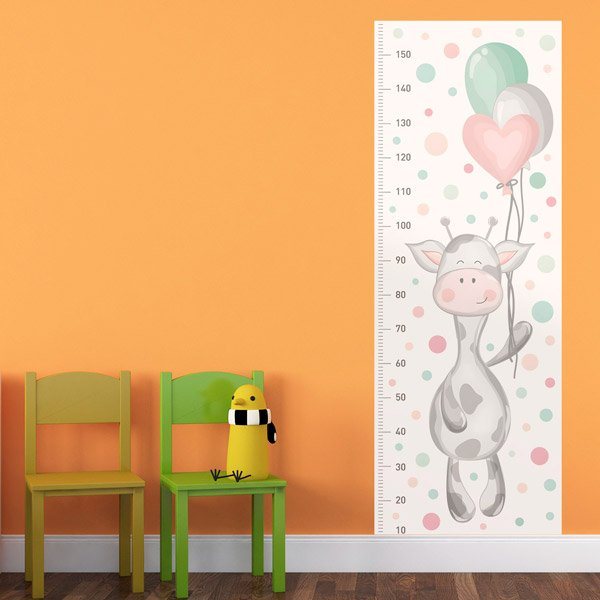 Stickers for Kids: Cow with balloons