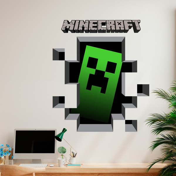 Wall Stickers: Minecraft 3D 1 1