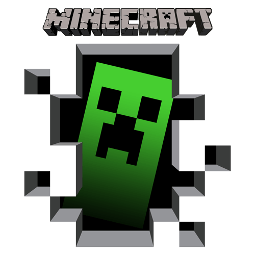 Wall Stickers: Minecraft Creeper Hole