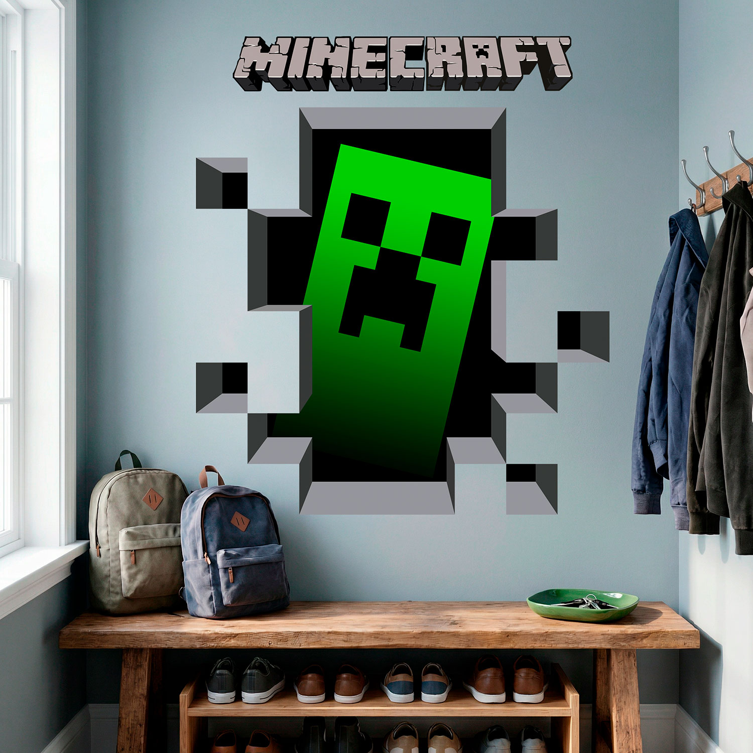 Wall Stickers: Minecraft 3D 1