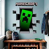 Wall Stickers: Minecraft 3D 1 12