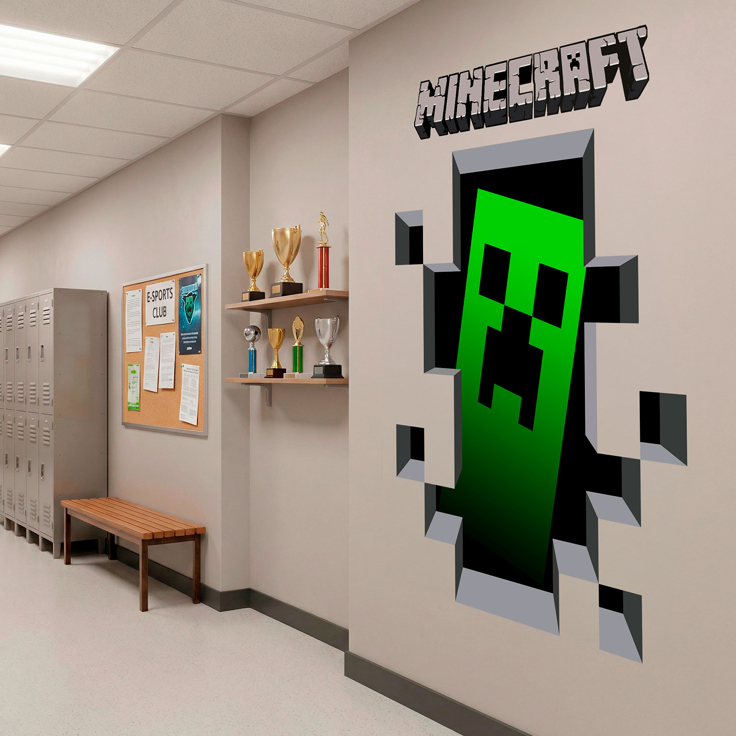 Wall Stickers: Minecraft 3D 1