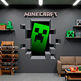 Wall Stickers: Minecraft 3D 1 14