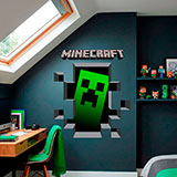 Wall Stickers: Minecraft 3D 1 15