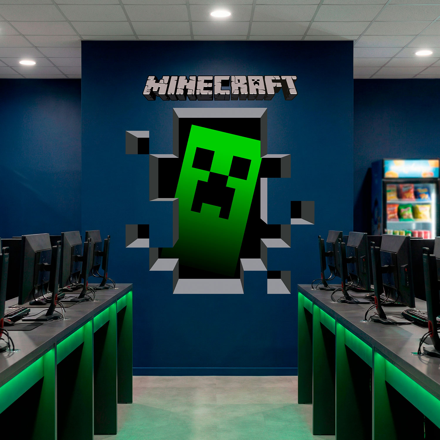 Wall Stickers: Minecraft 3D 1
