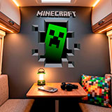 Wall Stickers: Minecraft 3D 1 17