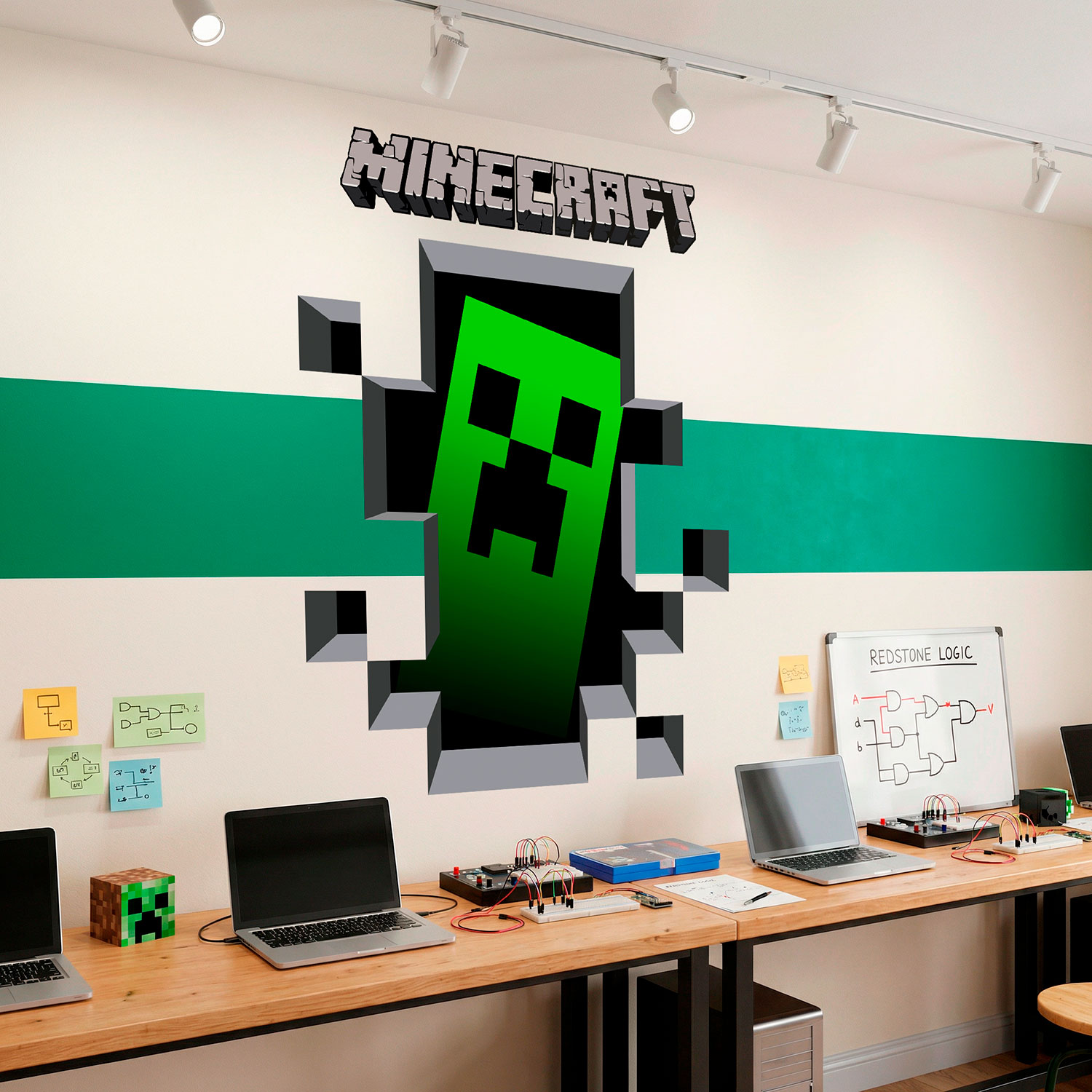Wall Stickers: Minecraft 3D 1