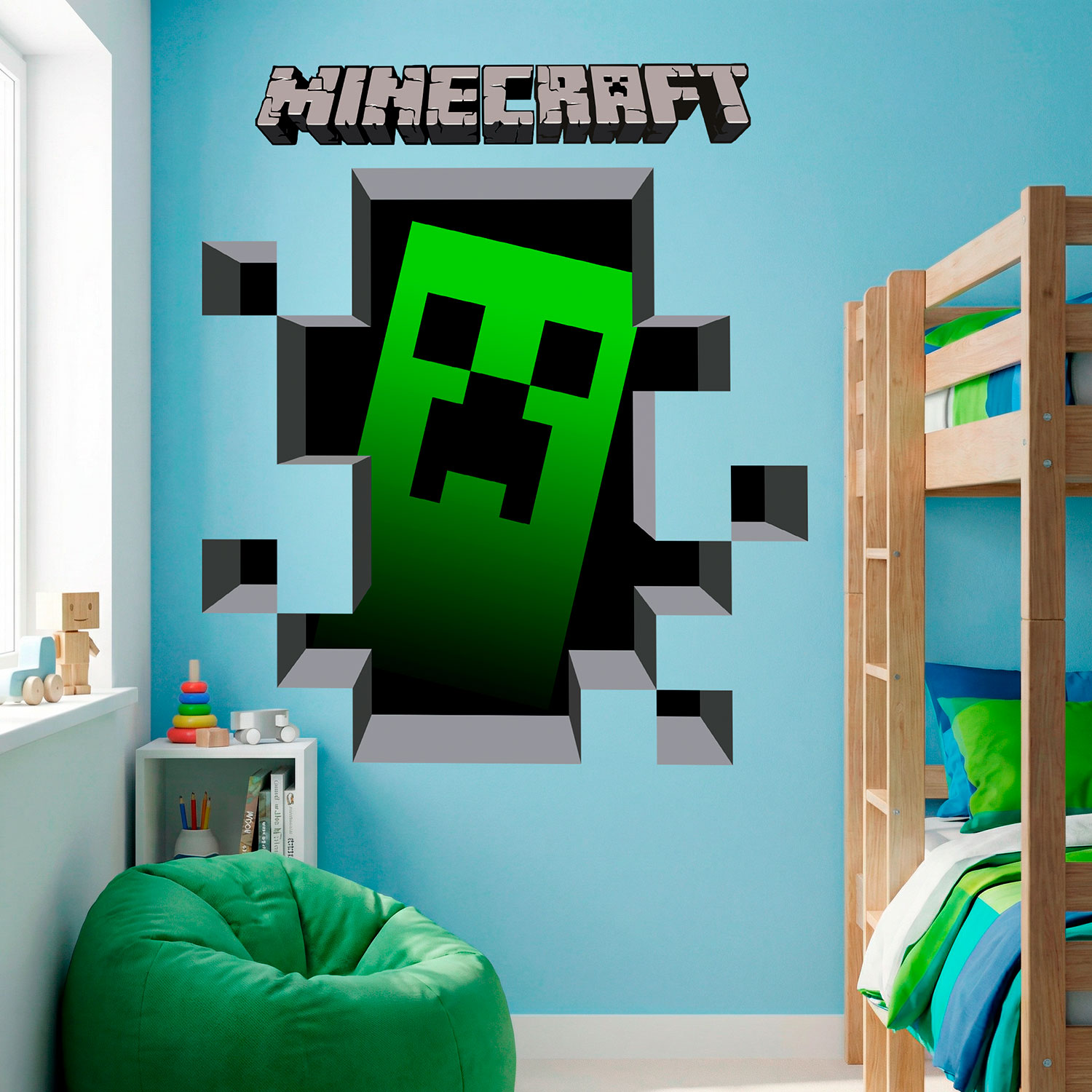 Wall Stickers: Minecraft 3D 1