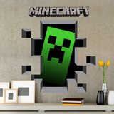 Wall Stickers: Minecraft 3D 1 8