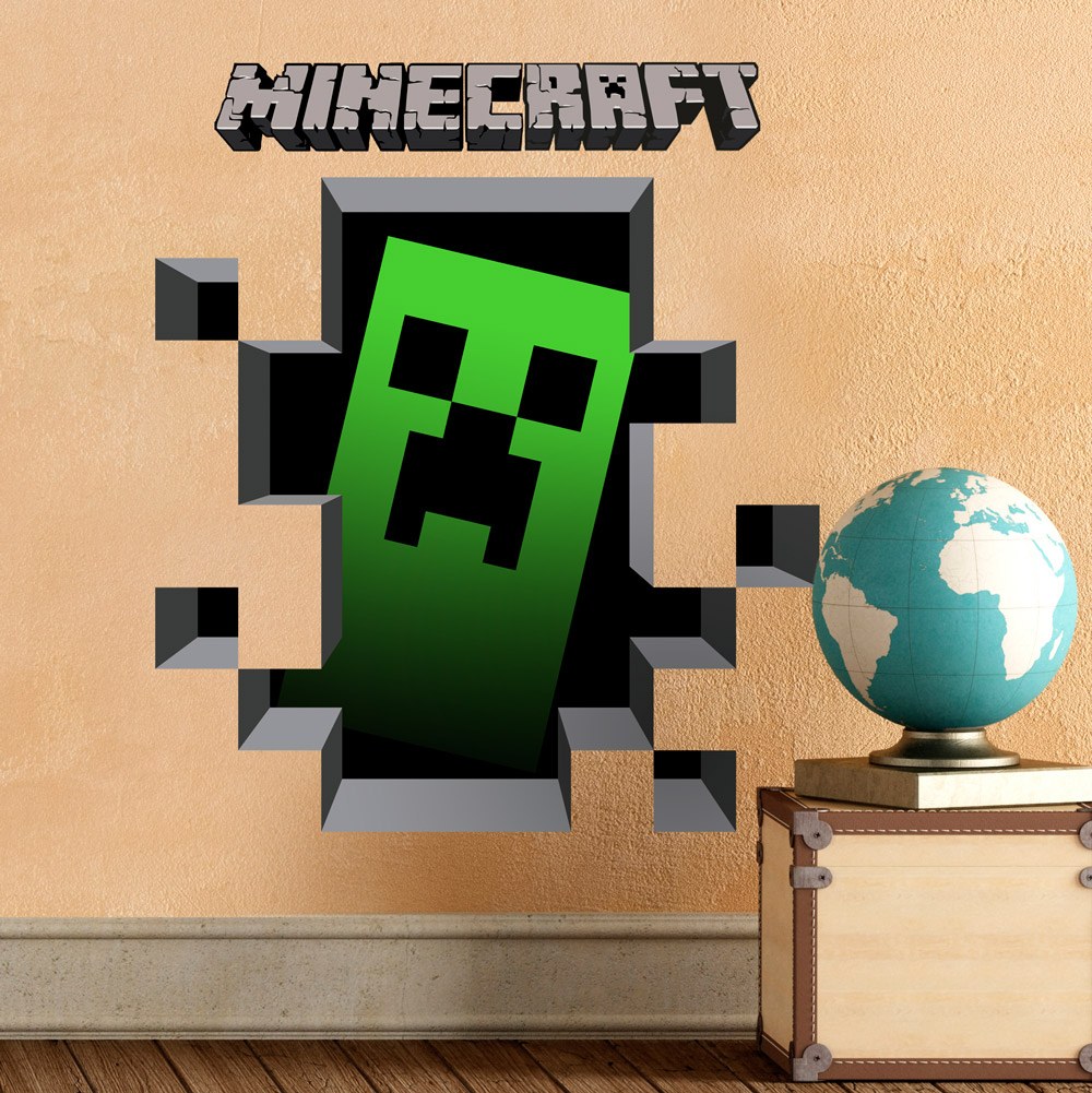 Wall Stickers: Minecraft 3D 1