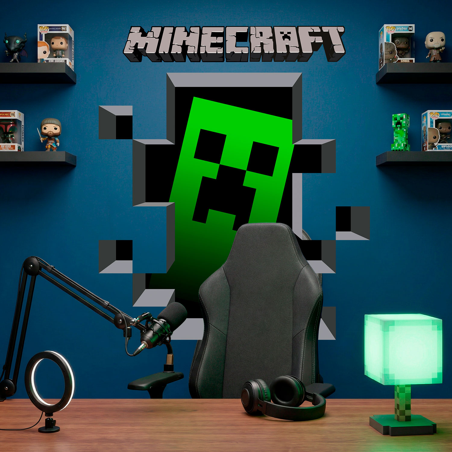 Wall Stickers: Minecraft 3D 1