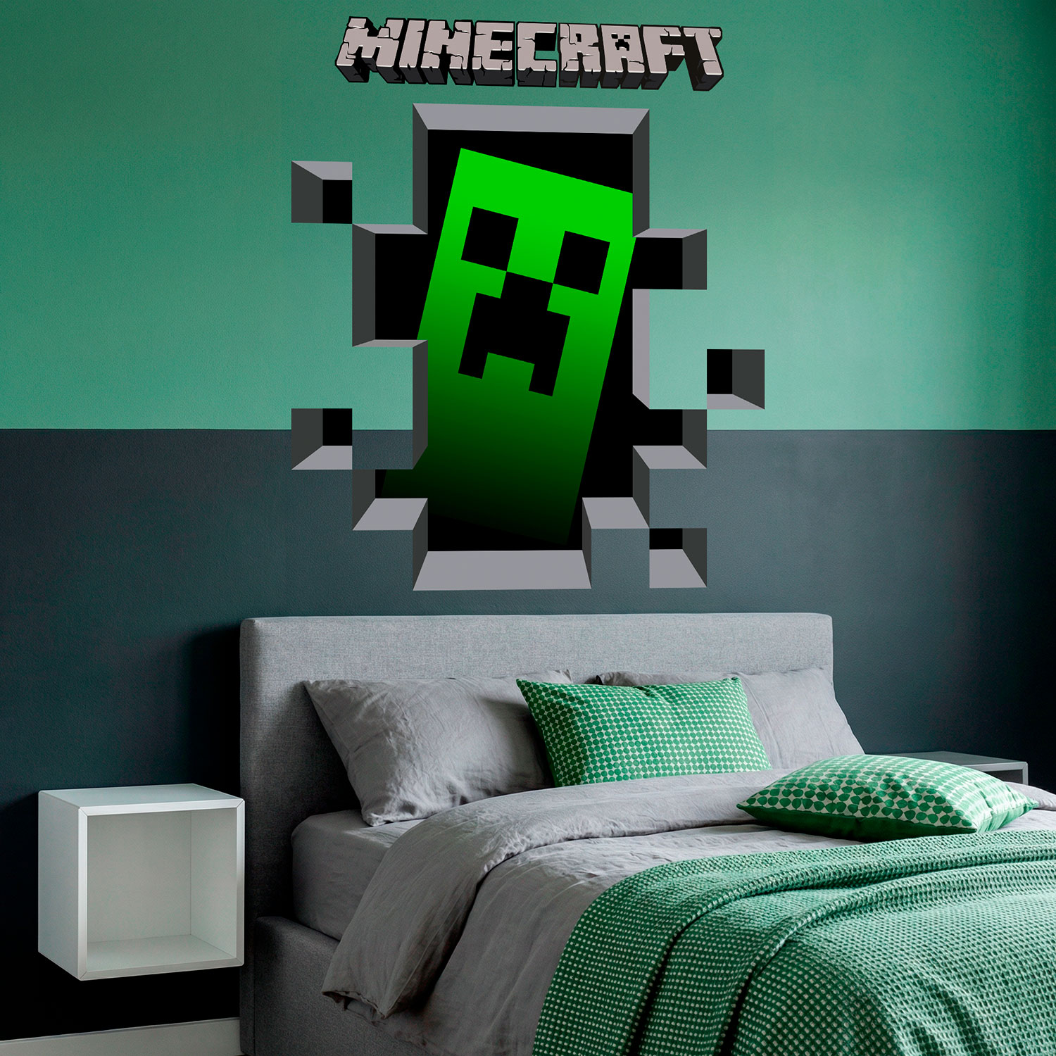 Wall Stickers: Minecraft 3D 1