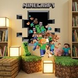 Wall Stickers: Minecraft 3D 2 17