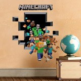 Wall Stickers: Minecraft 3D 2 8