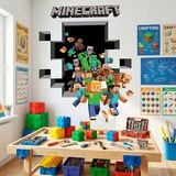 Wall Stickers: Minecraft 3D 2 11