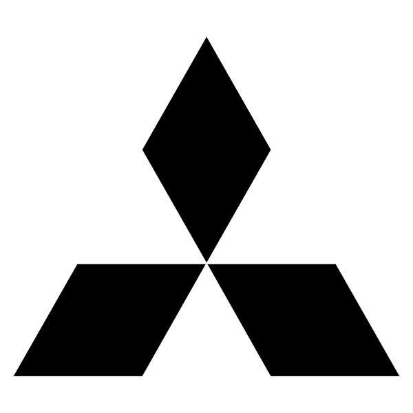 Car & Motorbike Stickers: Mitsubishi logo 2