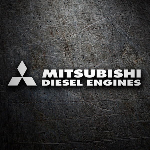 Car & Motorbike Stickers: Mitsubishi Diesel Engines