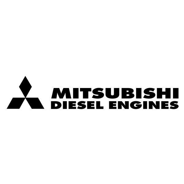 Car & Motorbike Stickers: Mitsubishi Diesel Engines