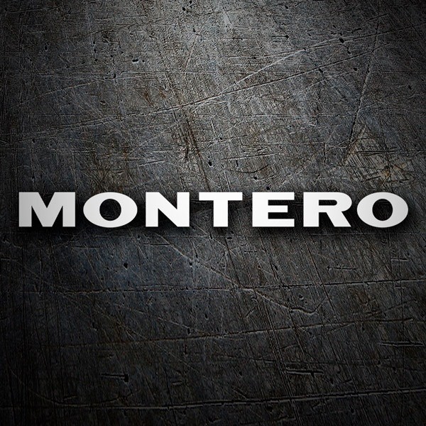 Car & Motorbike Stickers: Montero
