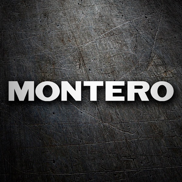 Car & Motorbike Stickers: Montero 2